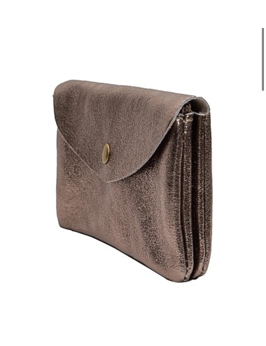 Sac pochette Keren Metal Etain - Pochette femme - Divers coloris !