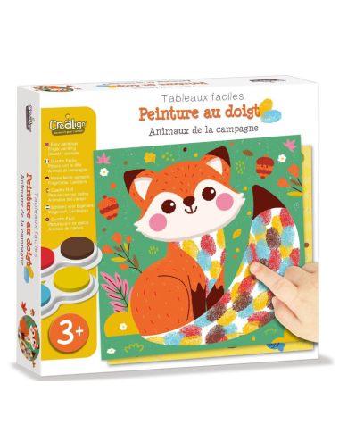 COFFRET PEINTURE AU DOIGT animaux de campagnes