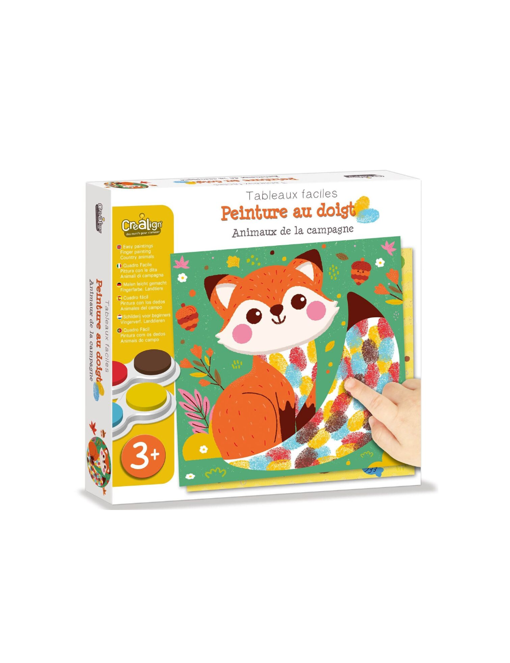 COFFRET PEINTURE AU DOIGT animaux de campagnes