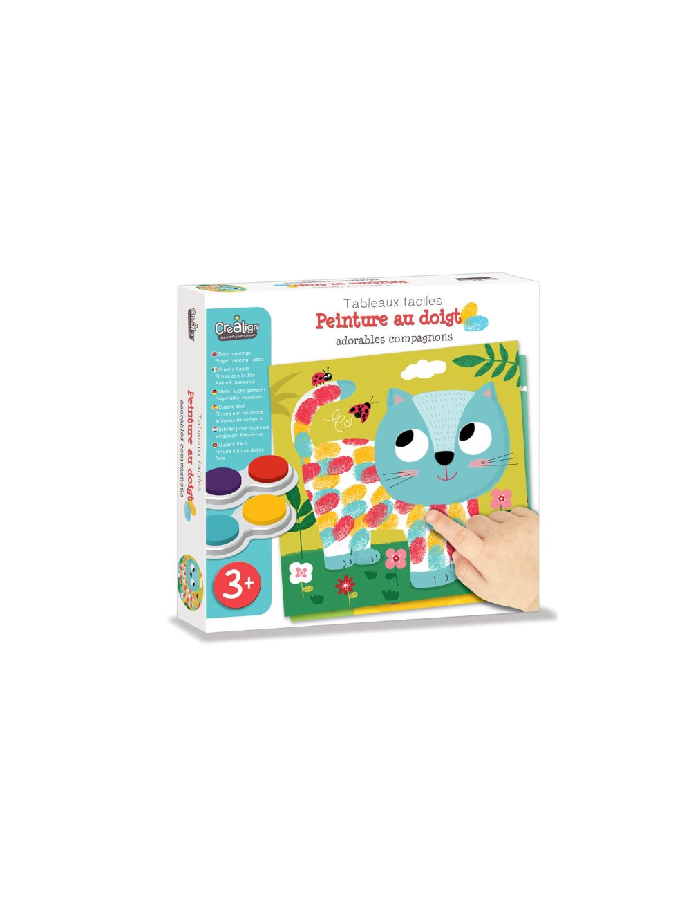 COFFRET PEINTURE AU DOIGT adorables compagnons