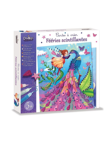 COFFRET CARTES A CREER fééries scintillantes