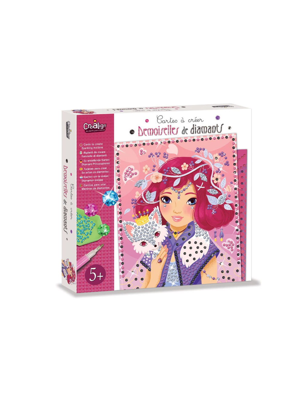 COFFRET CARTES A CREER demoiselles de diamants