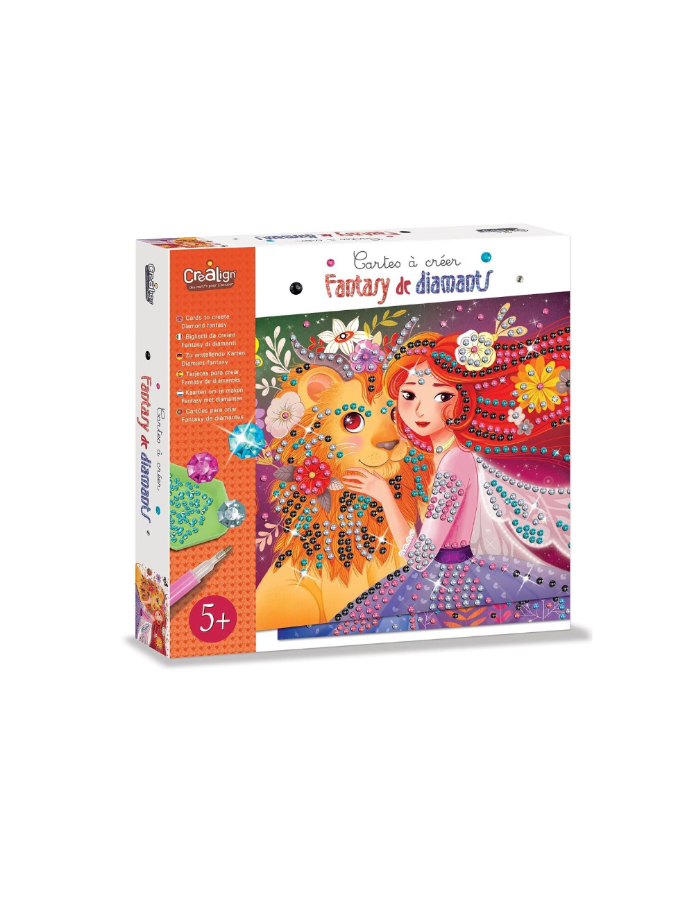 COFFRET CARTES A CREER fantasy de diamants