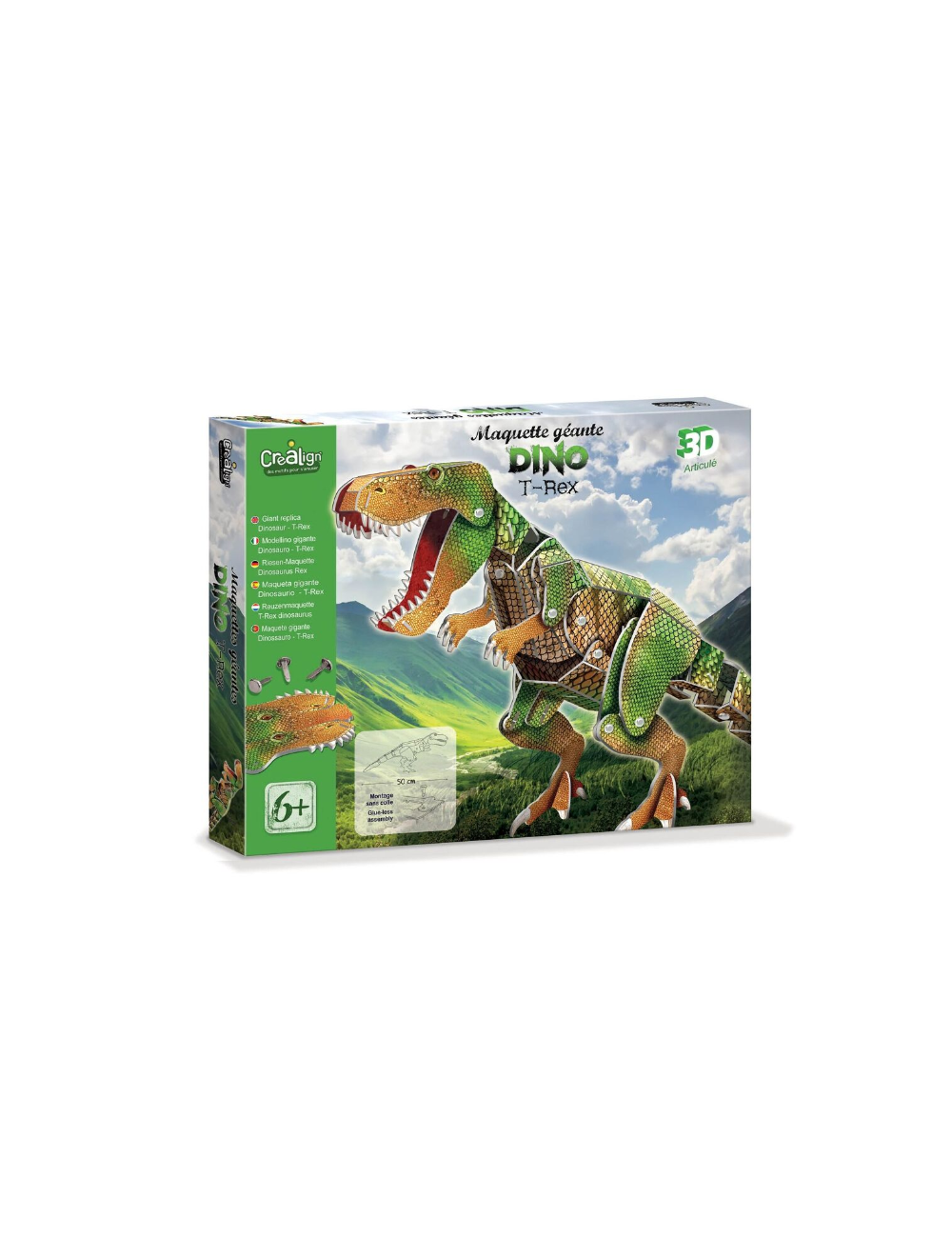 COFFRET MAQUETTE GEANTE dinosaure